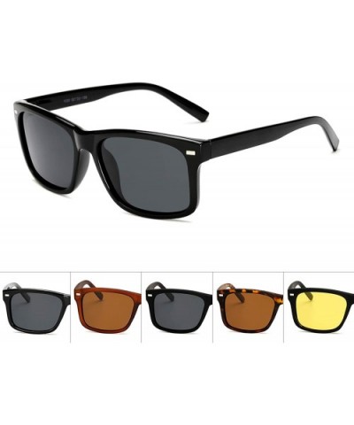 Men Polarized Glasses Car Driver Night Vision Goggles Anti-glare Polarizer Sunglasses Driving Sun - Sand Black Nv - CD199CEST...