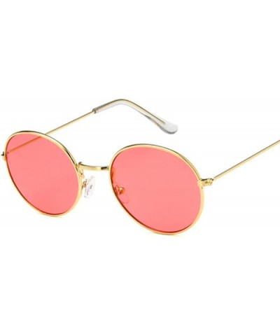 Vintage Round Sunglasses Women Er Retro Luxury Sun Glasses Small Mirror Ladies Oculos - Gold Dark Green - C3198AHW675 $26.20 ...