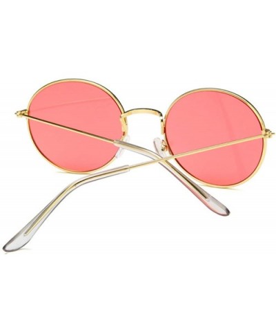 Vintage Round Sunglasses Women Er Retro Luxury Sun Glasses Small Mirror Ladies Oculos - Gold Dark Green - C3198AHW675 $26.20 ...