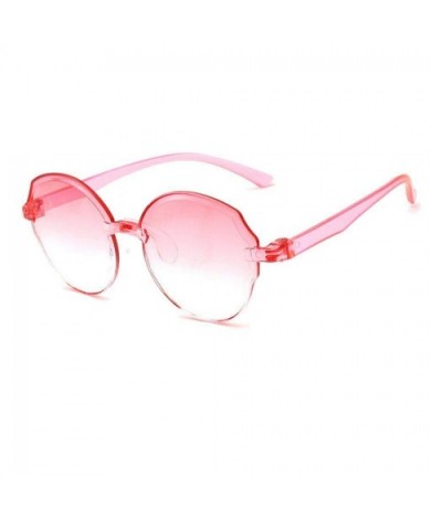 New Sunglasses Transparent Gradient Sunglasses Multicolor Party Favors Big Rimless Sunglasses INS HOT - Type 6 - CQ199UNTXRE ...