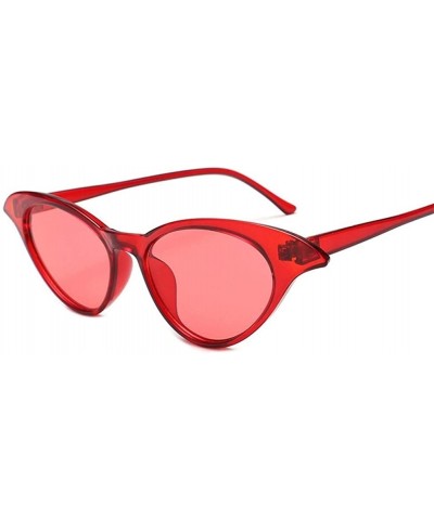 Sunglasses Women Sun Glasses Female Cute Sexy Retro Cat Eye Rimless One-piece - C9 - CQ198U3I7T0 $6.77 Cat Eye