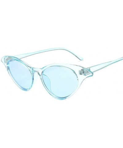 Sunglasses Women Sun Glasses Female Cute Sexy Retro Cat Eye Rimless One-piece - C9 - CQ198U3I7T0 $6.77 Cat Eye