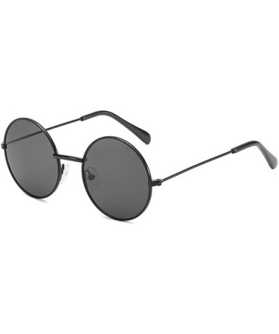 Women Polarized Sunglasses PC Lens Round Full Frame Retro Glasses UV400 Protection for Festival-Cycling-Fishing - CV18TQKCQD3...