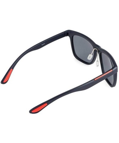 Desig Classic Polarized Sunglasses Men Women Driving Square Frame Sun C1 - C2 - CA18XE9XMTO $5.05 Square