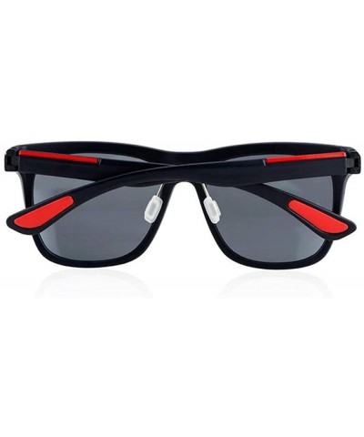 Desig Classic Polarized Sunglasses Men Women Driving Square Frame Sun C1 - C2 - CA18XE9XMTO $5.05 Square