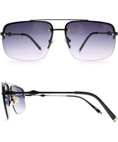 F053 Fashion Square- for Mens 100% UV PROTECTION - Black-black - CB198LASHKW $16.37 Round