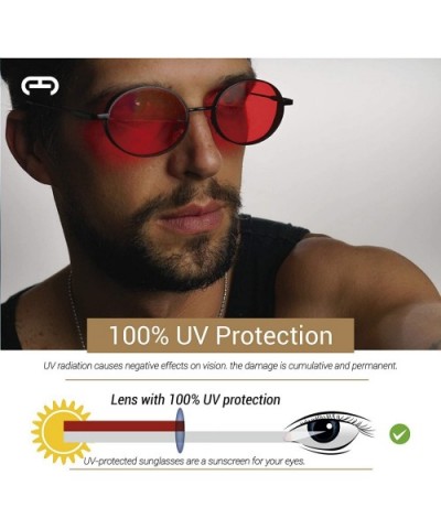 F053 Fashion Square- for Mens 100% UV PROTECTION - Black-black - CB198LASHKW $16.37 Round