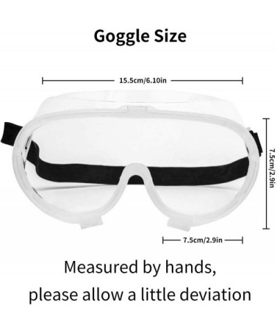 Unisex Clear Dust & Wind Proof Wide Vision Glasses - Flexible Glasses Frame - Over Prescription Glasses - CU197ZH0KTZ $8.73 Wrap