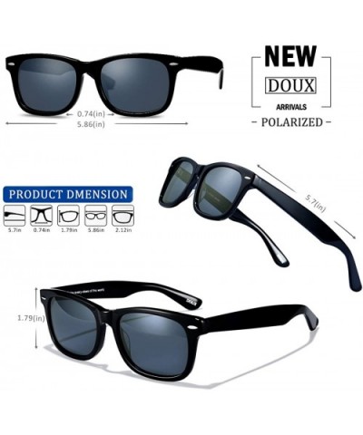 Vintage Polarized Sunglasses for Men Women - Classic Retro Sunglasses with Cool Case & 100% UV400 Protection - CH18L8K5C6X $2...