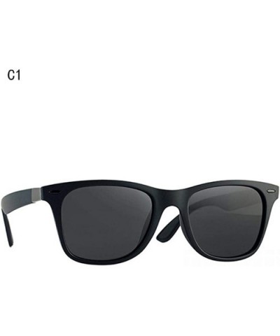 DESIGN Classic Polarized Sunglasses Men Women Driving Square Frame Sun C1 - C1 - CE18XE9L8SC $5.32 Square