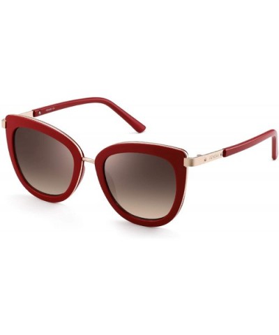 Fashion Cateye Sunglasses for Women Composite Lens for Driving Brand Sun Glasses 6089 - Red - CY18TTS37S3 $11.52 Square