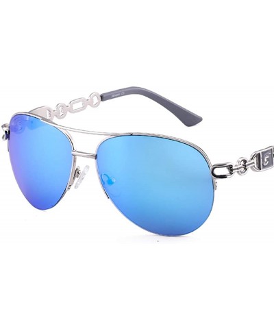 Women Driving Pilot Classic Vintage Eyewear Sunglasses - C3 Blue - C918HQ5E4OE $21.11 Goggle