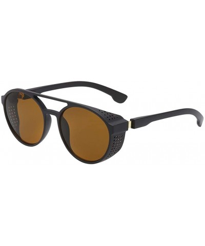 Sunglasses for Men Women Steampunk Goggles Vintage Glasses Retro Punk Glasses Eyewear Sunglasses Party Favors - CL18QR6S3E6 $...