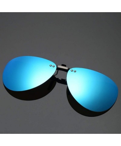 Men Polarized Clip Sunglasses Women Pilot Sun Glasses UV400 Eyeglasses Night Driving ZB-82 - 2 - CQ198AHUZWN $15.23 Oversized