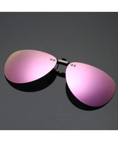 Men Polarized Clip Sunglasses Women Pilot Sun Glasses UV400 Eyeglasses Night Driving ZB-82 - 2 - CQ198AHUZWN $15.23 Oversized