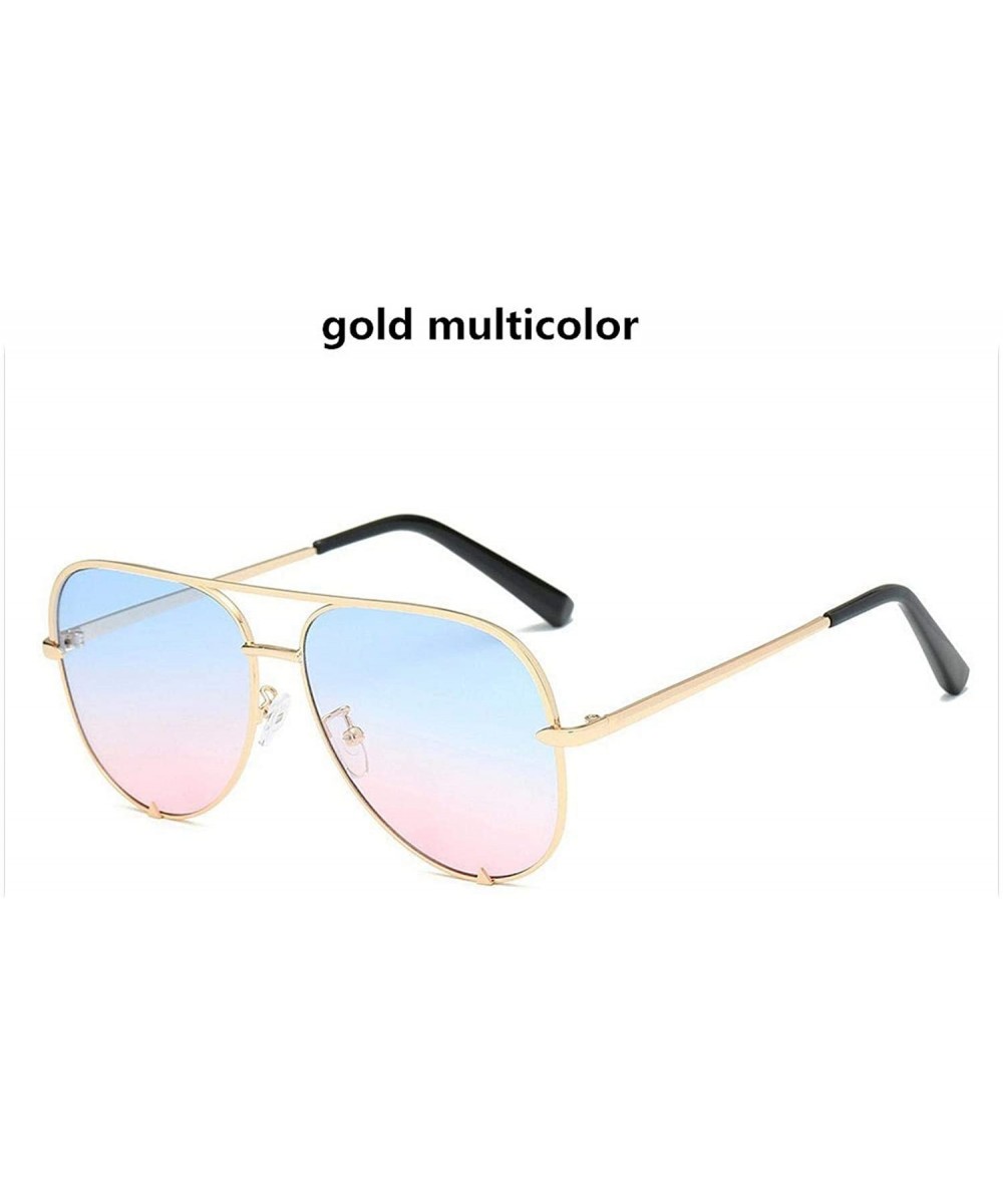 Sexy Lady Vintage Round Metal Sunglasses Men Driving Black Retro Mirror Sun Glasses Shade UV400 Oculos De Sol - CT199CE2DG9 $...