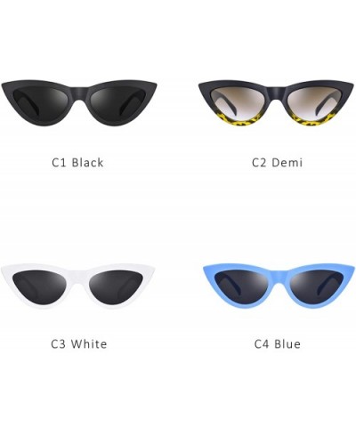 Trendy Cateye Sunglasses for Women Cool Stylish Sunnies MS51810 - Black - CP18S32QM3C $7.88 Cat Eye