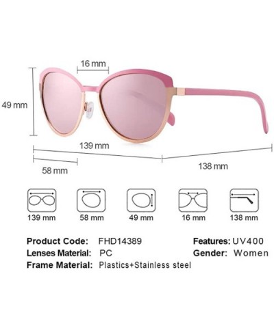 Fashion Sunglasses with Case for Women Classic Round Frame Eyewear UV 400 Protection - Silvergray - C418TK7N5C4 $47.11 Round