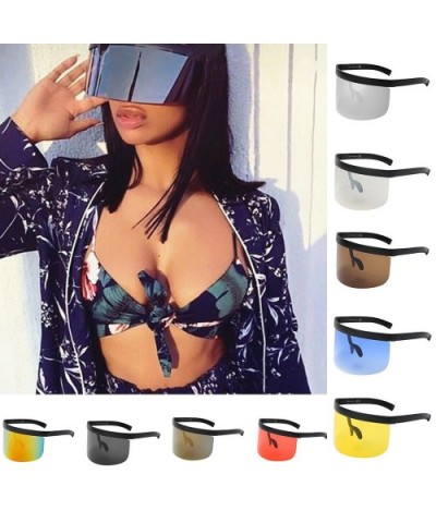 Unisex Vintage Sunglasses Retro Oversized Frame Hat Eyewear Anti-peeping Outdoor For Women Men (I) - I - CU18Q2TRRMD $8.43 Ov...