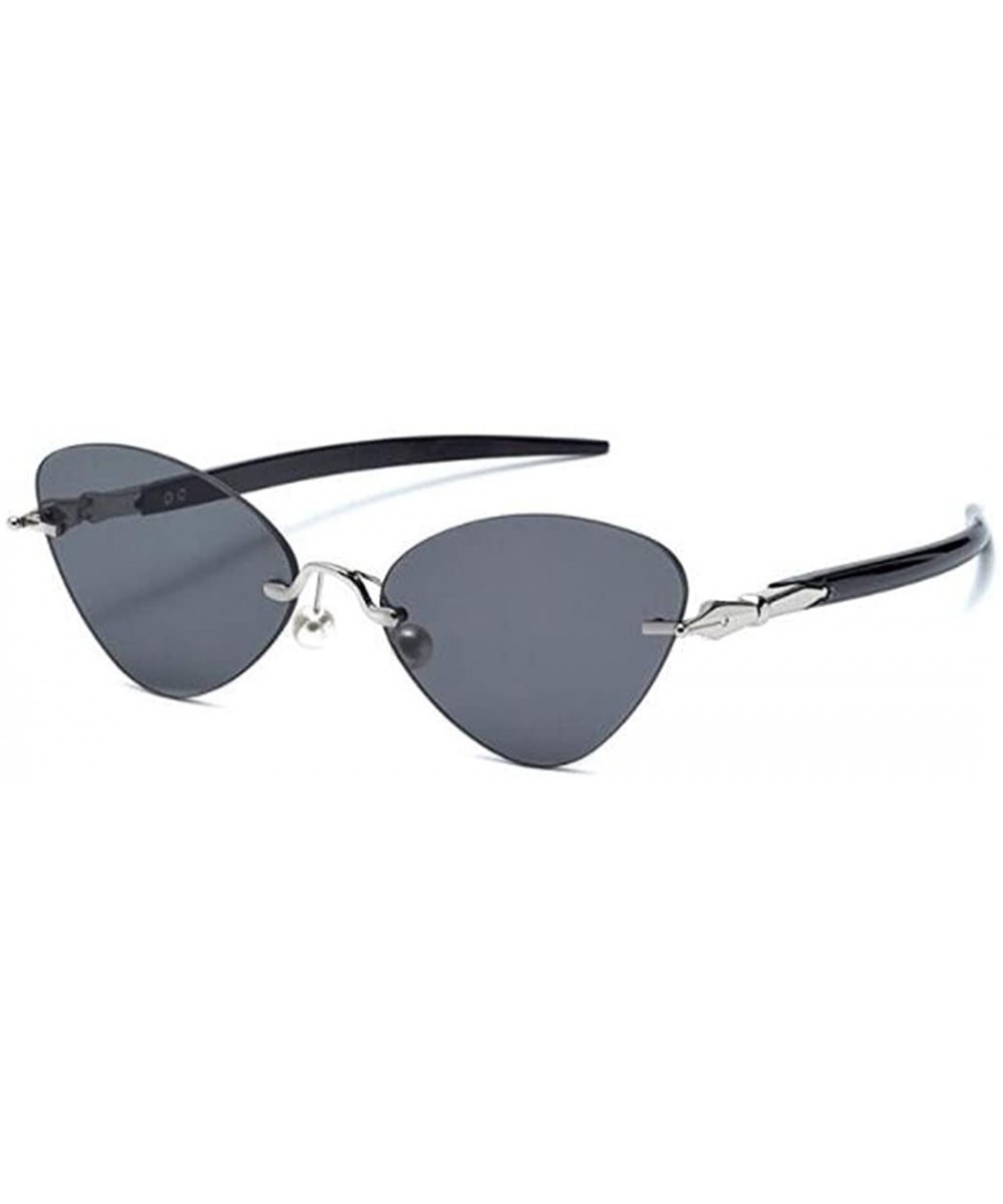 Women's Sunglasses - Frameless Pilot Fashion Trend Sunglasses - C - CM18SMTLX4W $41.64 Aviator