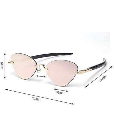 Women's Sunglasses - Frameless Pilot Fashion Trend Sunglasses - C - CM18SMTLX4W $41.64 Aviator