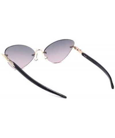 Women's Sunglasses - Frameless Pilot Fashion Trend Sunglasses - C - CM18SMTLX4W $41.64 Aviator