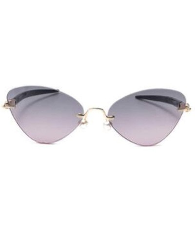 Women's Sunglasses - Frameless Pilot Fashion Trend Sunglasses - C - CM18SMTLX4W $41.64 Aviator