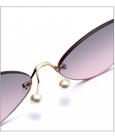 Women's Sunglasses - Frameless Pilot Fashion Trend Sunglasses - C - CM18SMTLX4W $41.64 Aviator