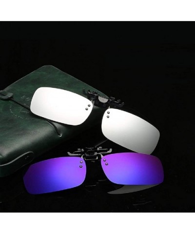 Clip on Sunglasses Polarized- (2-Pack) UV400 Polarised Sunglasses for Driving and Outdoors - Type 5 - CJ18HXIZRK0 $8.21 Oval