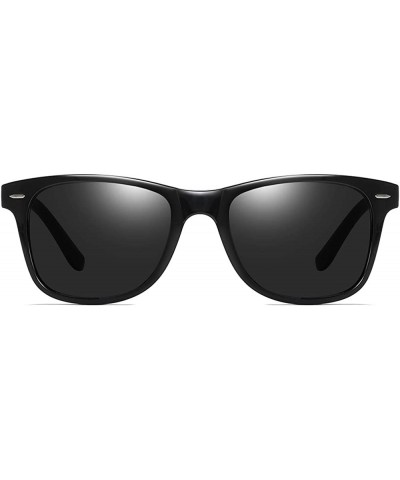 Polarized Sunglasses for Men Driving Fishing Mens Sunglasses Rectangular Sun Glasses For Men/Women - Black - CY18QQTRAQC $13....
