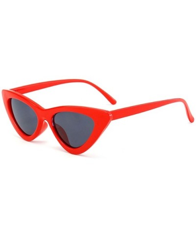 Sunglasses Triangle Vintage Glasses Female - Bblue - C718STZ95O4 $9.97 Cat Eye