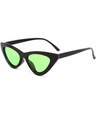 Sunglasses Triangle Vintage Glasses Female - Bblue - C718STZ95O4 $9.97 Cat Eye