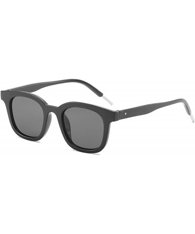 Polarized Sunglasses Protection Glasses Festival - Black Frame Gray Lens - CW18TND2L8T $15.32 Rectangular