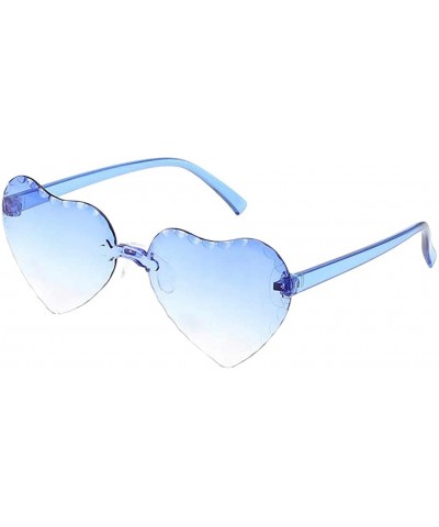 Love Heart Shaped Sunglasses Child PC Frame Resin Lens Sunglasses UV400 Protection Eyewear Sunglass Sun Glasses - CI19088DC8X...