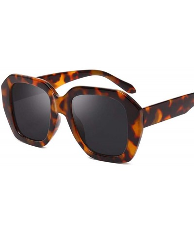 General sunglasses for men and women irregular large frame sunglasses RETRO SUNGLASSES - D - CY18Q70SOYG $16.18 Oversized