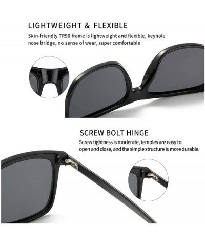 Unisex Polarized Sunglasses Classic Men Retro UV400 Brand Designer Square Al Mg Alloy Frame Sun glasses UV400 - CR1948SRG7Z $...