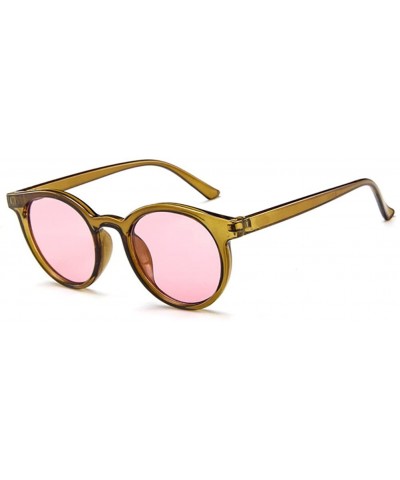MOD-Style Cat Eye Round Frame Sunglasses A Variety of Color Design - S02 - CQ189SZZZDA $18.04 Square