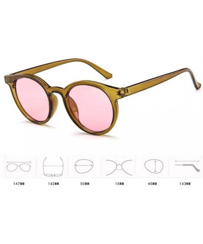 MOD-Style Cat Eye Round Frame Sunglasses A Variety of Color Design - S02 - CQ189SZZZDA $18.04 Square