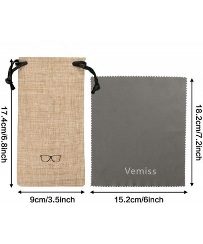 Hard Shell Eyeglasses Case Linen Fabrics Large Sunglasses Case Concise - Small-khaki - C718K4H8X2D $5.25 Aviator