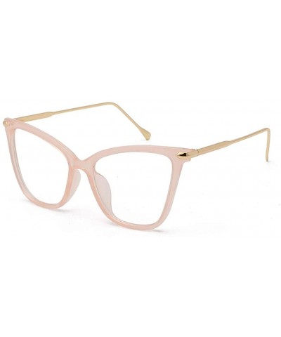 Polarized Sunglasses Fashion Cat Eye Frame Glasses for Women Men-Mirrored Lens Trendy Metal Eyewear - Pk - CG196IH3YMA $5.03 ...