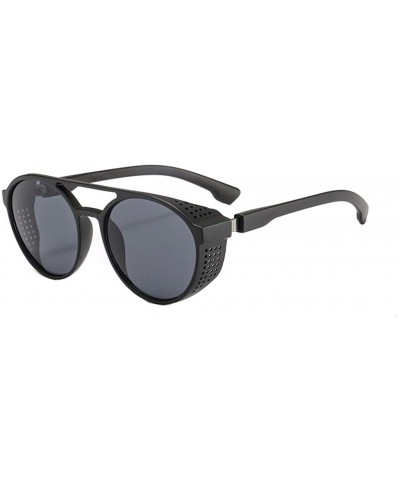 Unisex Polarized Sunglasses Stylish Sun Glasses for Men and Women - Color Mirror Lens - Gray - C218UIHH5NA $7.22 Goggle