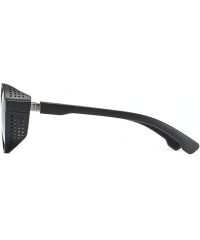 Unisex Polarized Sunglasses Stylish Sun Glasses for Men and Women - Color Mirror Lens - Gray - C218UIHH5NA $7.22 Goggle