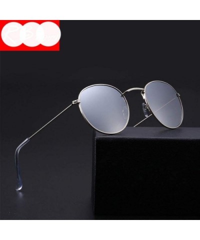 2019 Sunglasses Women/Men Brand Designer Glasses Lady Round Luxury Black Grey - Gold Pink - C318Y4ROZKS $8.13 Oversized