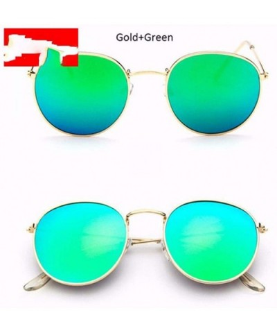 2019 Sunglasses Women/Men Brand Designer Glasses Lady Round Luxury Black Grey - Gold Pink - C318Y4ROZKS $8.13 Oversized