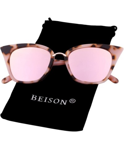 Womens Cat Eye Mod Fashion Sunglasses Eyeglasses - Pink Leopard / Pink Mirror - CF1824U8SML $15.50 Cat Eye