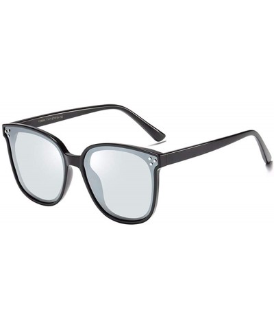 Sunglasses Women's Retro Polarized Sunglasses Male Black Sunglasses Sunglasses - B - CW18Q6ZMXY5 $32.67 Aviator