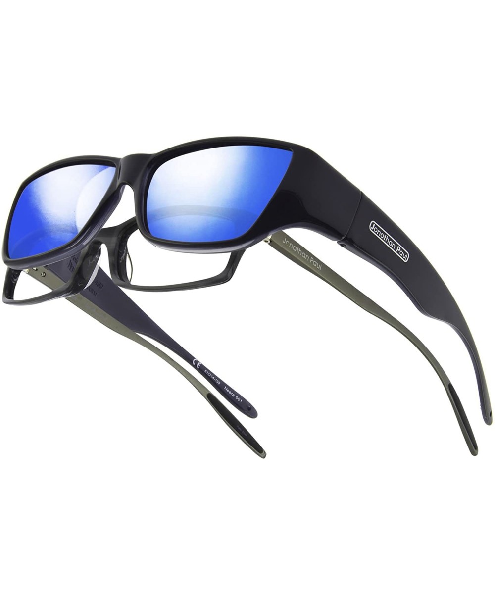 Neera JP - Midnite Oil - Blue Mirror Lens (NR001BM) - CB11L98W63N $35.37 Wayfarer