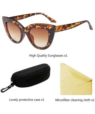 Light and Comfotable Womens Sunglasses Cats Eye Nice Looking Perfect Summer - Brown - CK18G7AGQO2 $7.69 Wayfarer