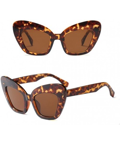 Light and Comfotable Womens Sunglasses Cats Eye Nice Looking Perfect Summer - Brown - CK18G7AGQO2 $7.69 Wayfarer