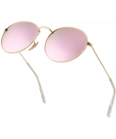 Retro Round Polarized Steampunk Sunglasses Side Shield Goggles Gothic S92-ADVANCED POLARIZED - CQ18N6RO3AC $11.44 Round